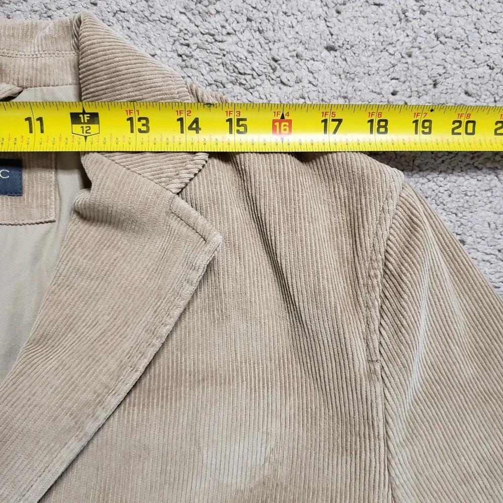 NEW Vintage Banana Republic Blazer Jacket Men S Tan Corduroy Sport Coat‎ Y2K